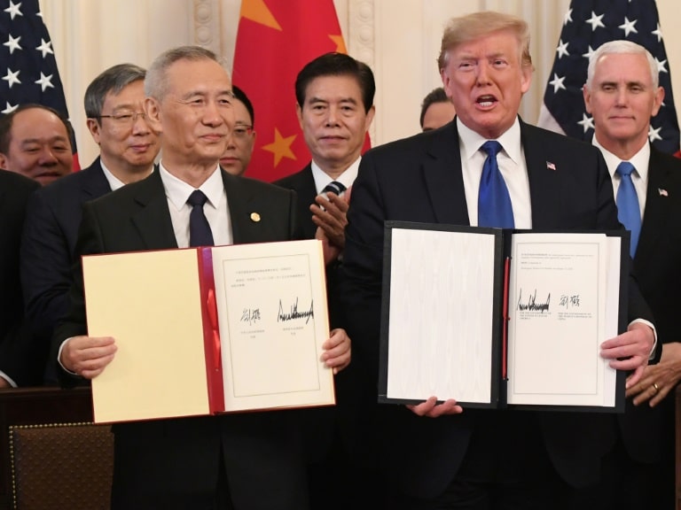US, China sign 'momentous' trade deal after 2 years of conflict