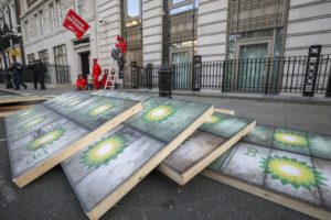 Climate protests shut BP’s London HQ on CEO’s first day